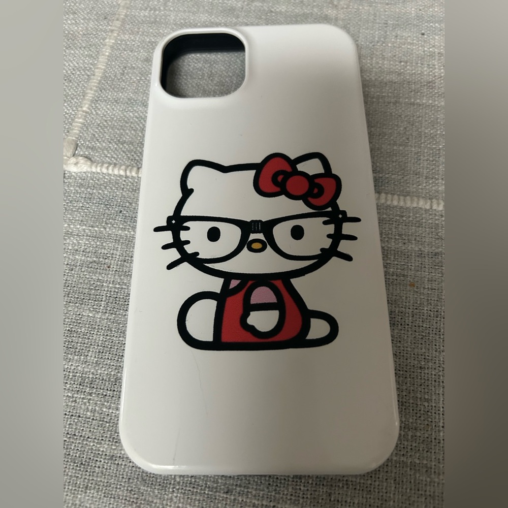 Apple Hello Kitty White and Red Phone Case iPhone 14 Plus